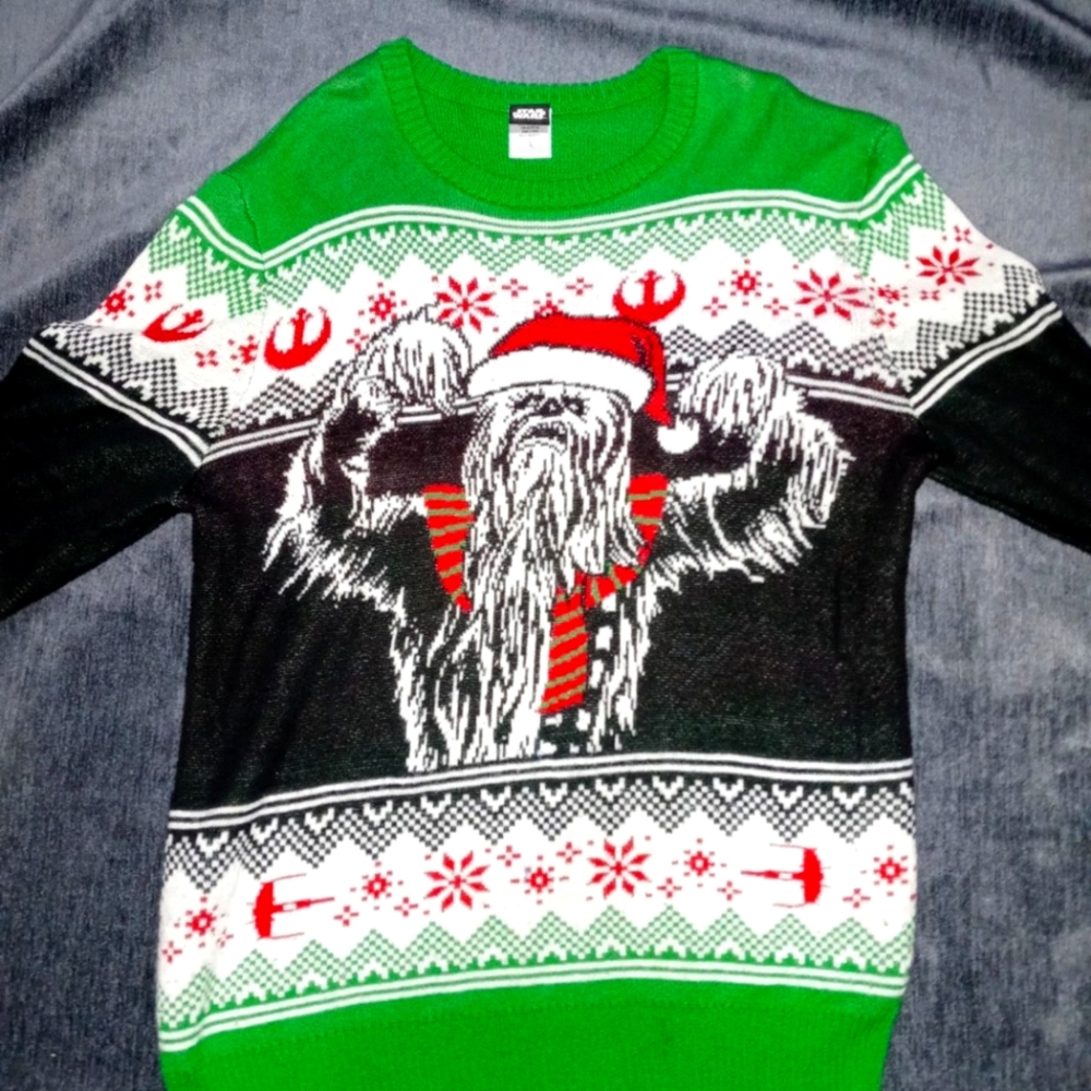 Star Wars Ugly Christmas Sweater CHEWBACCA VINTAGE